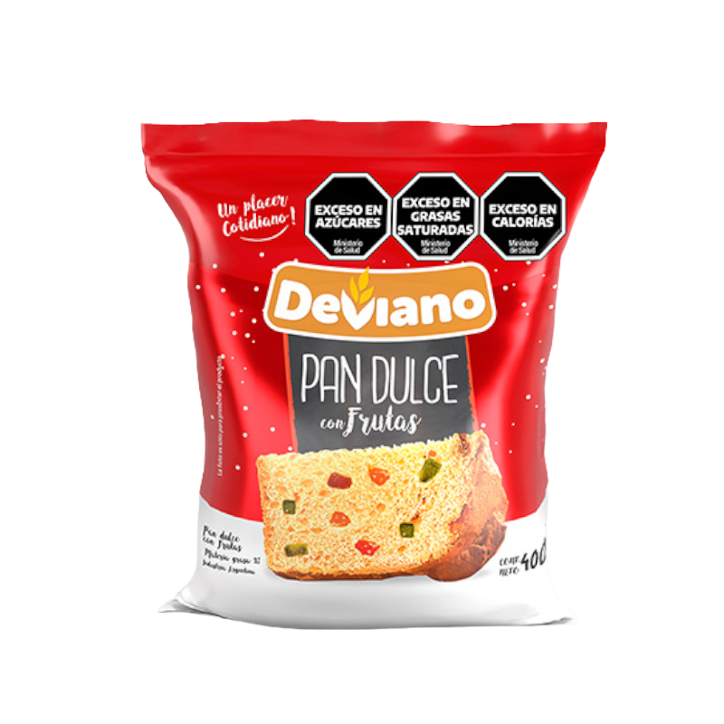 Pan Dulce con Frutas x 400g