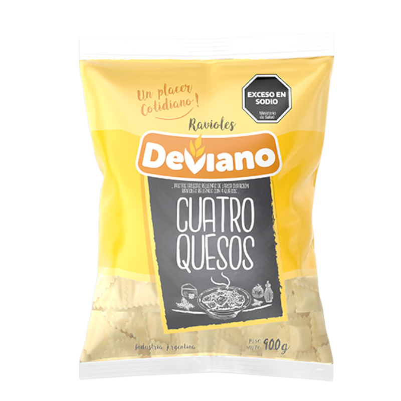 Ravioles 4 Quesos x 900g