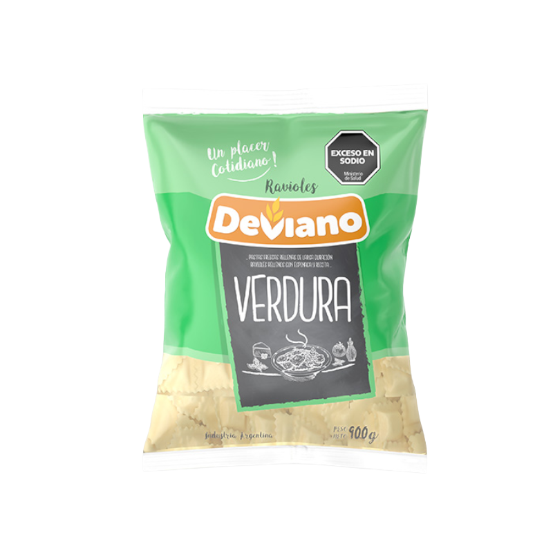 Ravioles de Verdura x 900g